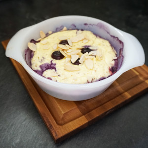Blueberry almond ricotta bake recipe