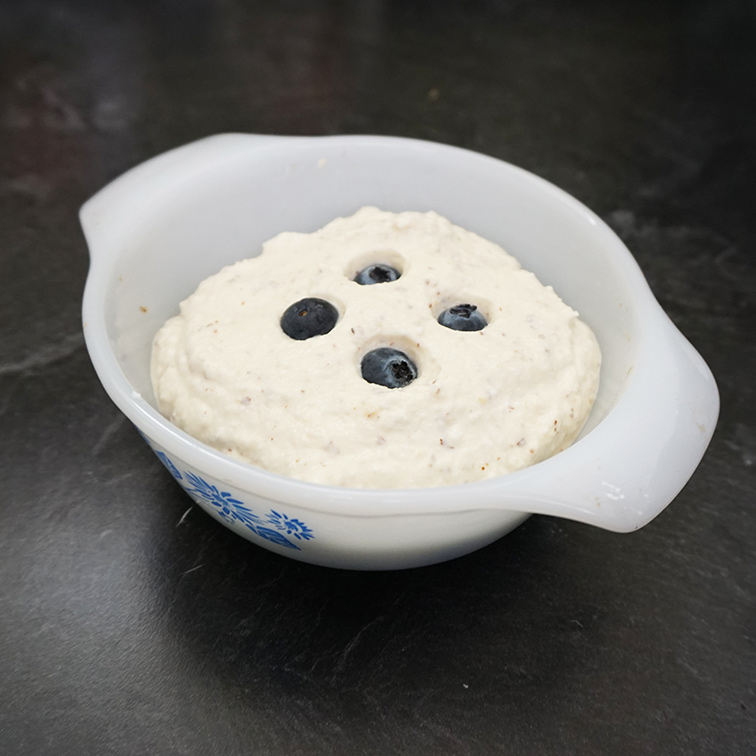 Blueberry almond ricotta bake recipe