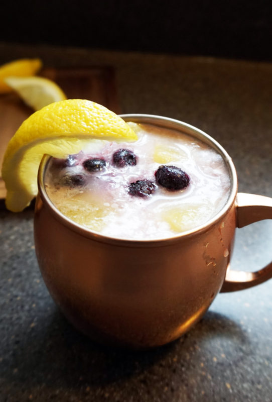 Lemon blueberry colada