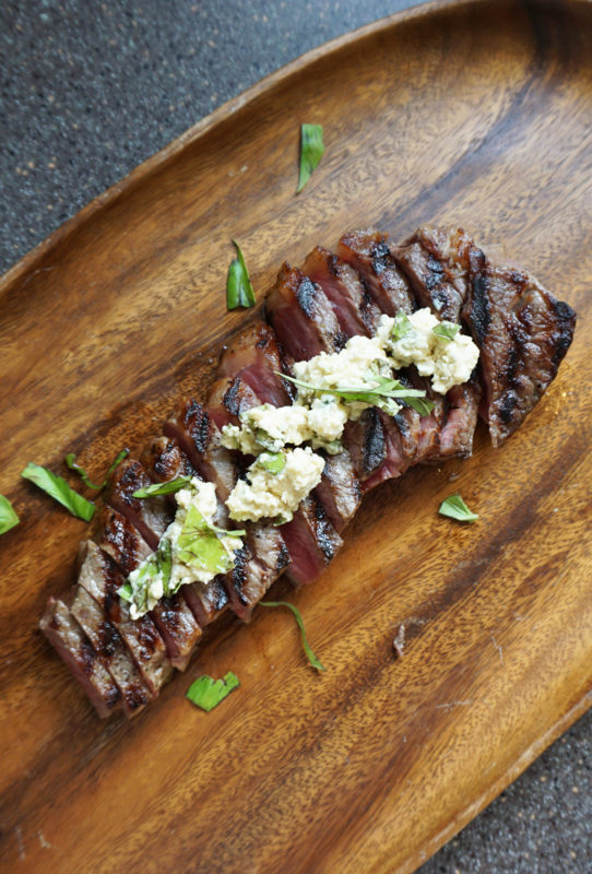 Pan-seared New York Strip steak