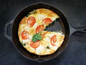 Ricotta frittata recipe from @bijouxandbits
