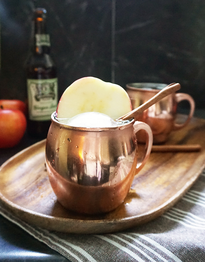Apple cider Moscow mule