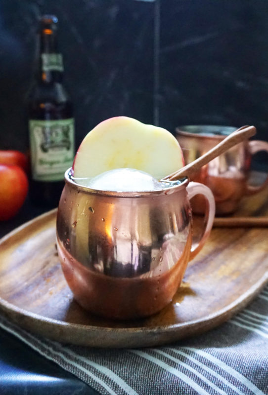 Apple cider Moscow mule