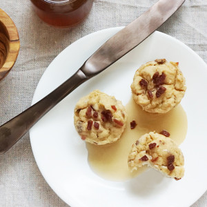 Maple bacon pancake bites from @bijouxandbits