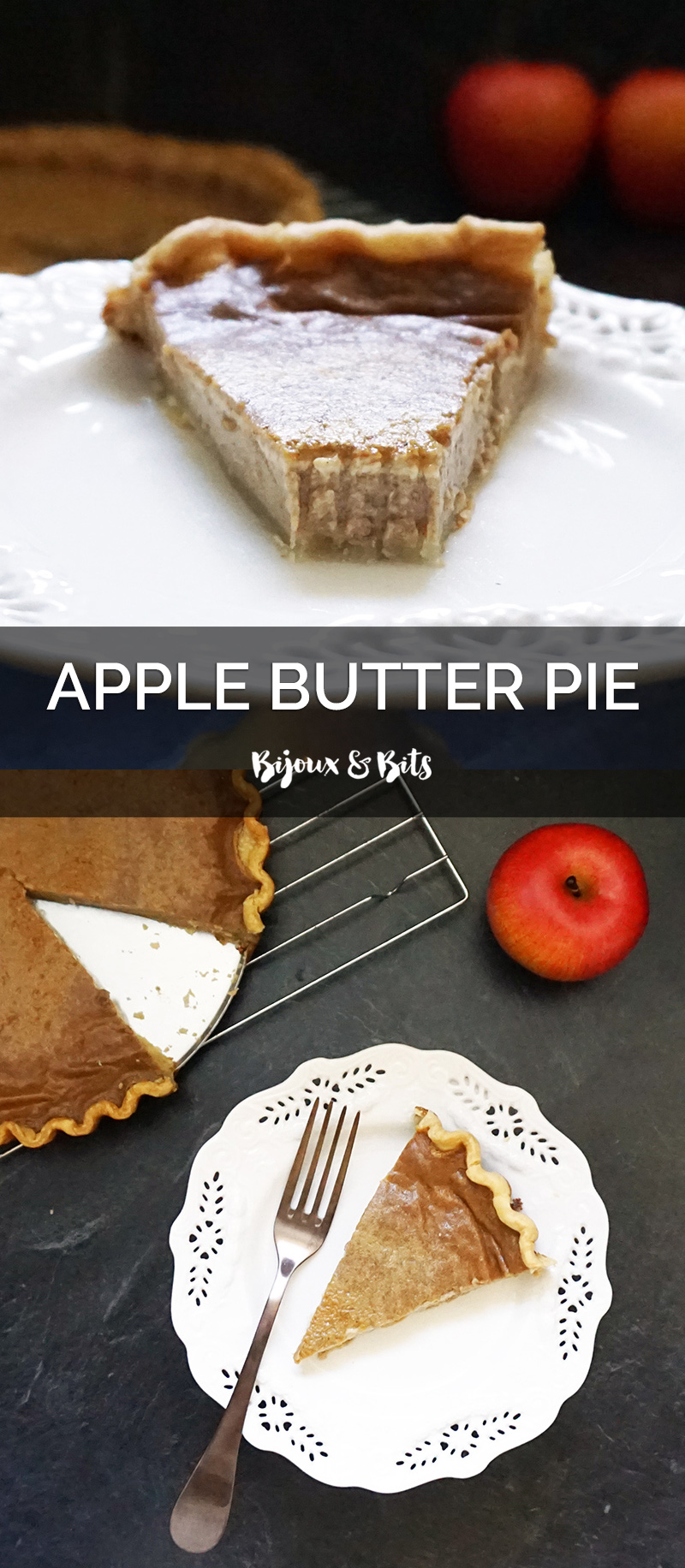 Apple butter pie from @bijouxandbits