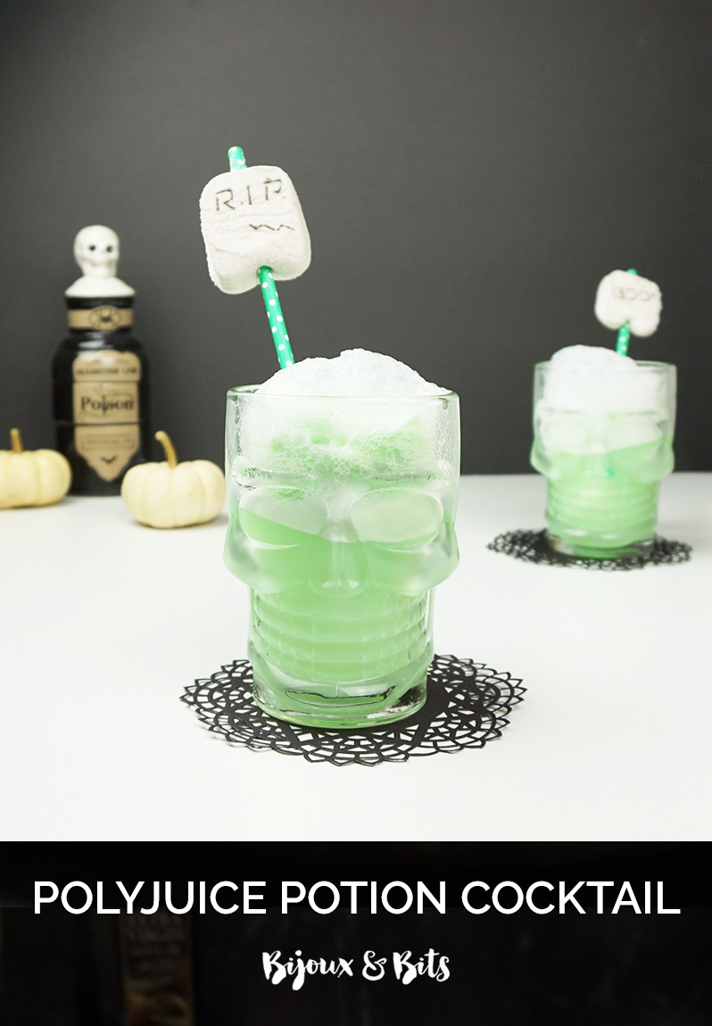 Polyjuice potion cocktail from @bijouxandbits