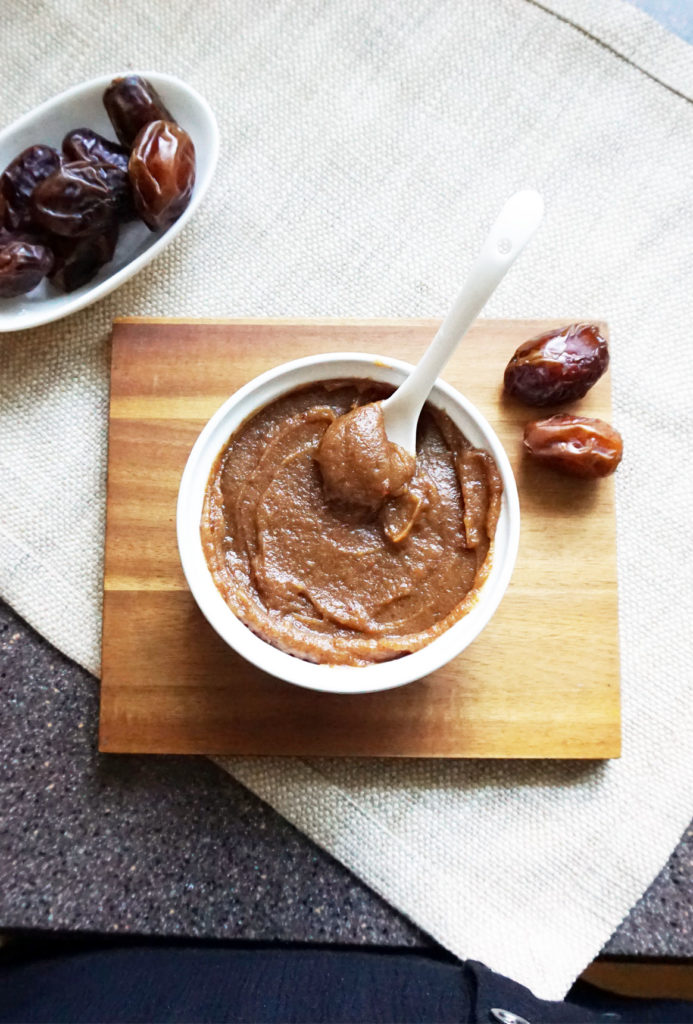 Salted date caramel dip