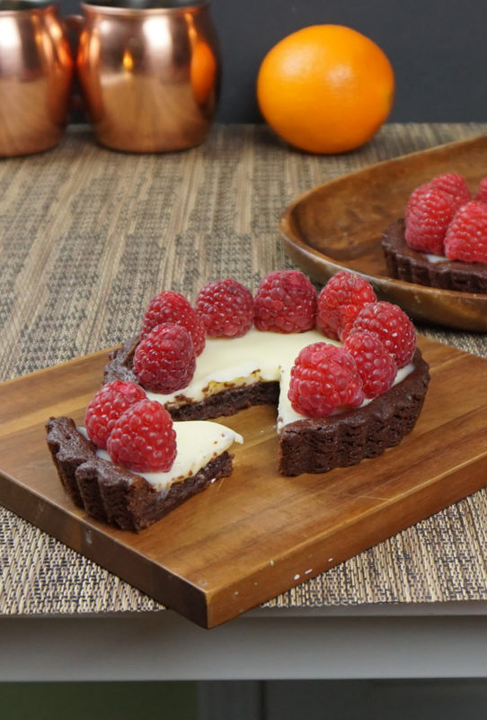 Raspberry orange mascarpone tarts