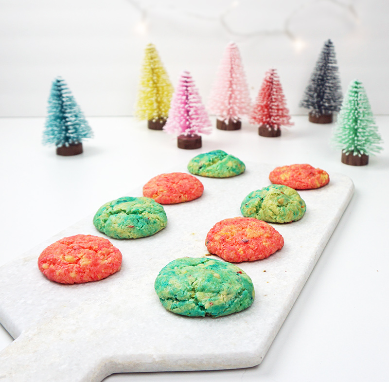 Easy Christmas confetti cookies