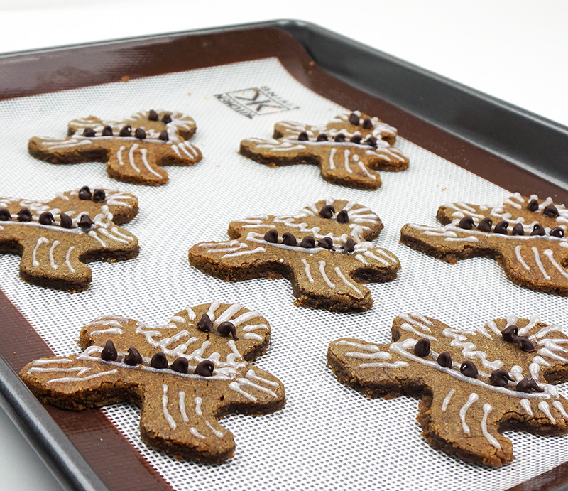 Gingerbread wookiee cookies from @bijouxandbits