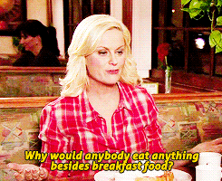 Leslie Knope waffles and breakfast food