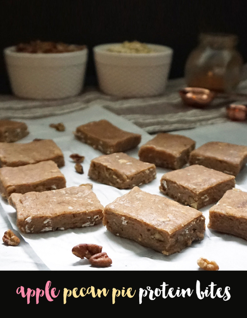 Apple pecan pie protein bites Bijoux & Bits