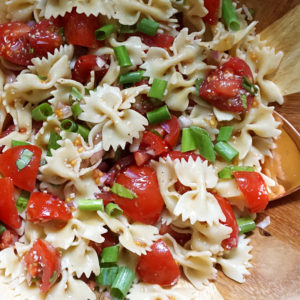 Bruschetta pasta salad from @bijouxandbits #italian #pasta