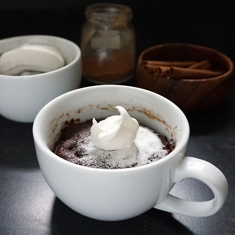 Mexican Chocolate Coffee Mug Cake Bijoux Bits