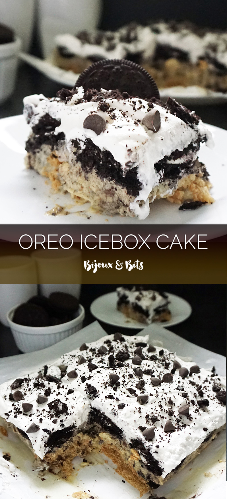 Oreo icebox cake from @bijouxandbits #oreo #desserts