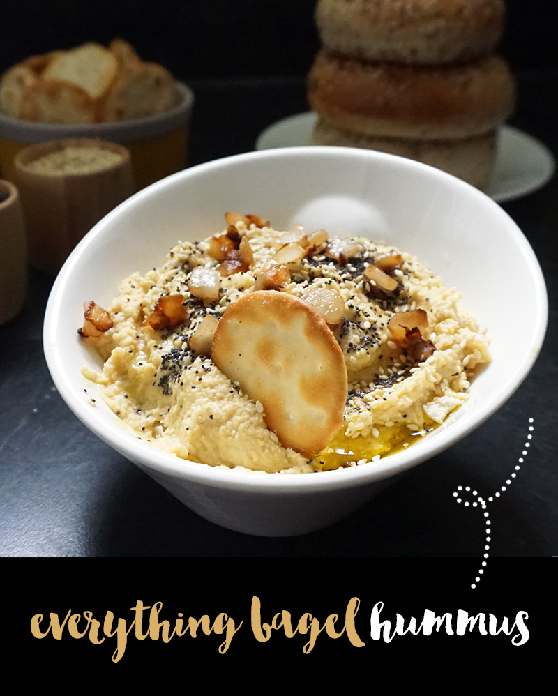 Everything bagel hummus from @bijouxandbits #hummus