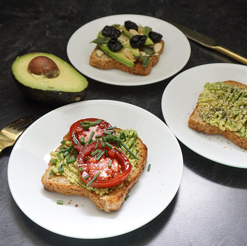 Avocado toast recipes from @bijouxandbits