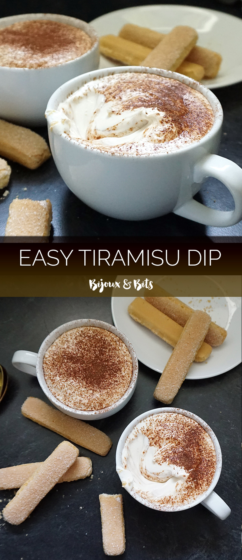 Easy tiramisu dip from @bijouxandbits