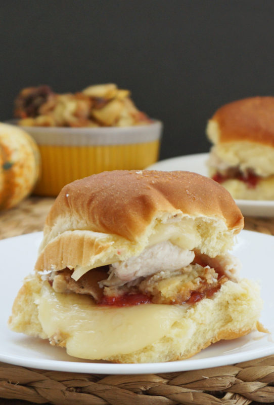 Thanksgiving leftover sliders from @bijouxandbits