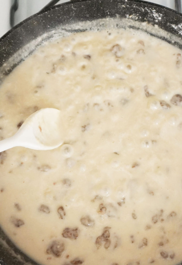 Spicy sage sausage gravy Bijoux & Bits