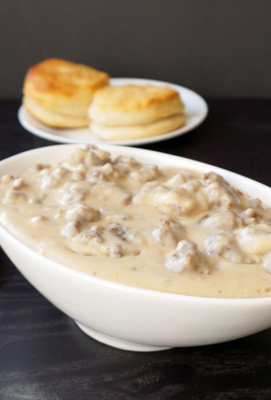 Spicy sage sausage gravy