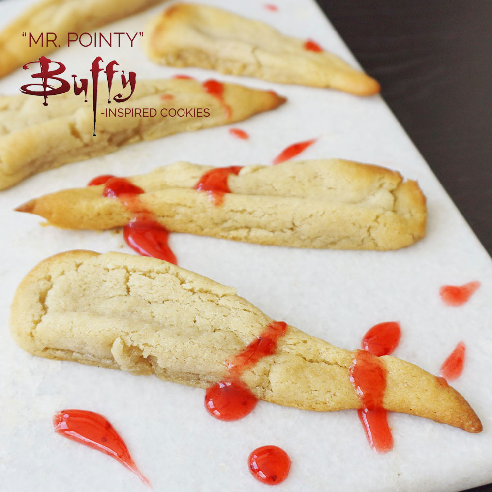 Buffy the Vampire Slayer sugar cookies | "Mr. Pointy" sugar cookies (for Buffy the Vampire Slayer's 20th anniversary!)