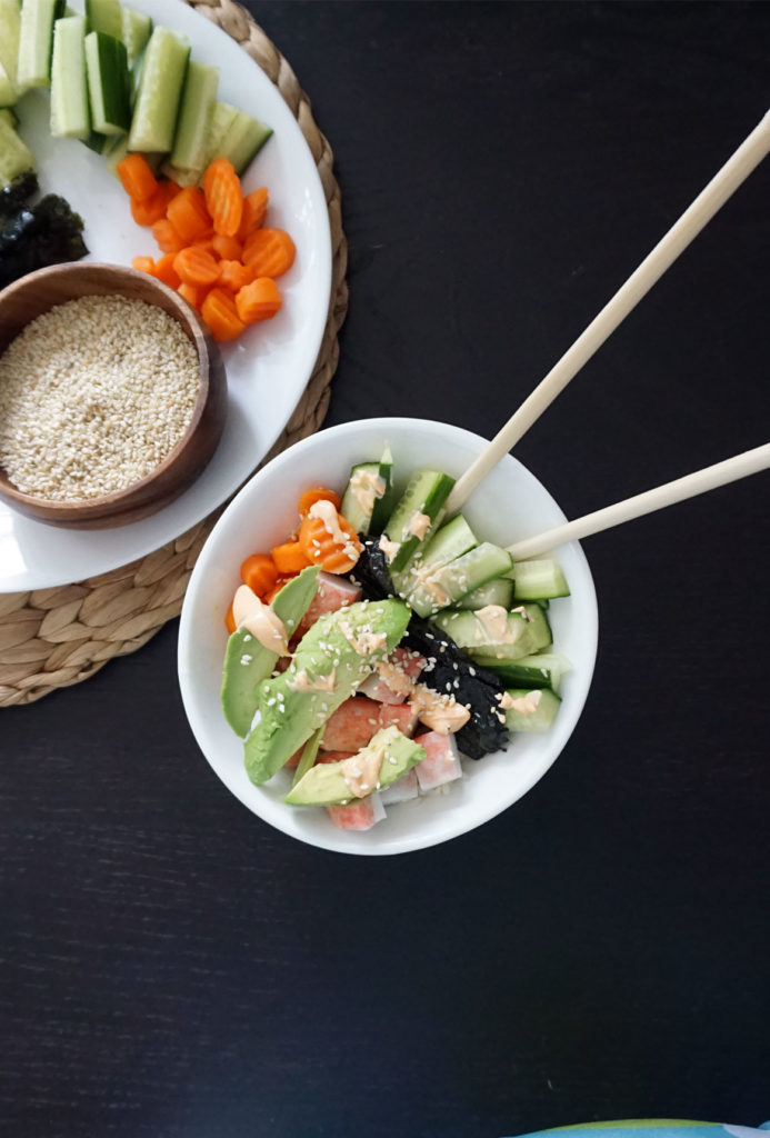California roll bowl