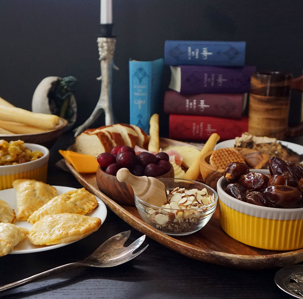 Game of Thrones menu -- Game of Thrones party from @bijouxandbits