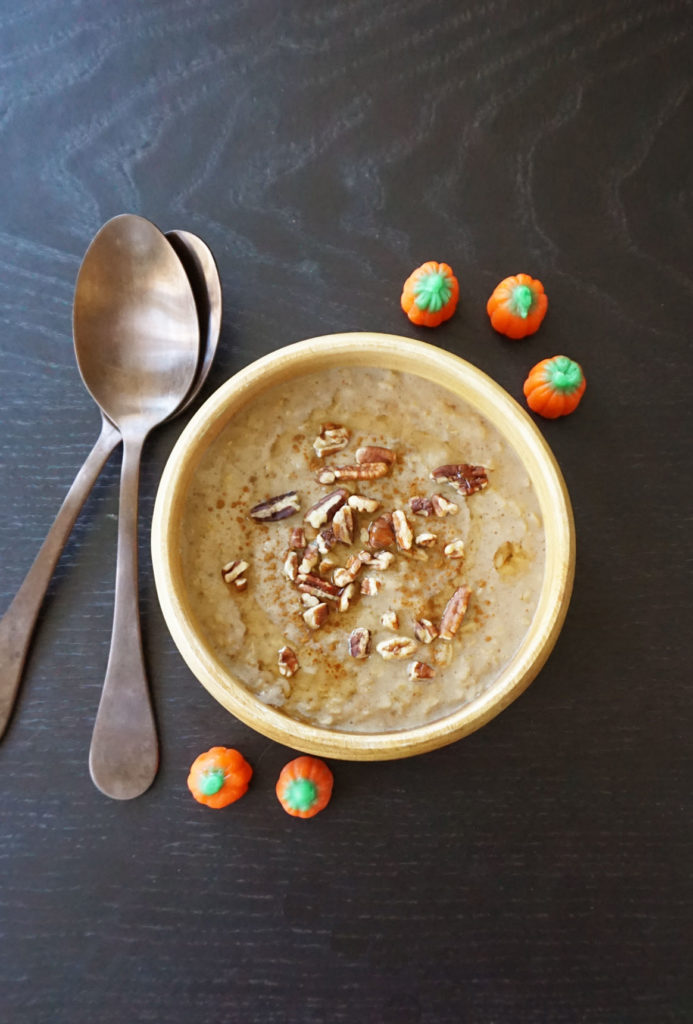 Pumpkin spice oatmeal