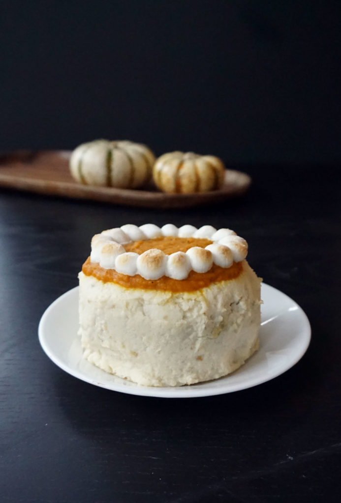 Leftover Thanksgiving sides cake